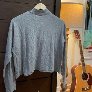 AERIE LOOSE GREY TURTLENECK